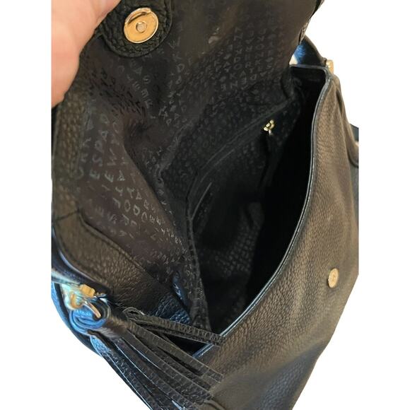 Kate Spade Chester Black Pebbled Leather Shoulder bag Crossbody Purse Zippered - Picture 8 of 9